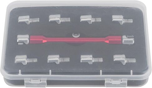 Motorcycle Spoke Wrench, Spoke Torque Wrench Motorcycle Repair Tool Spanner Set with Universal 10 Size Interchangeable Heads in Saudi Arabia
