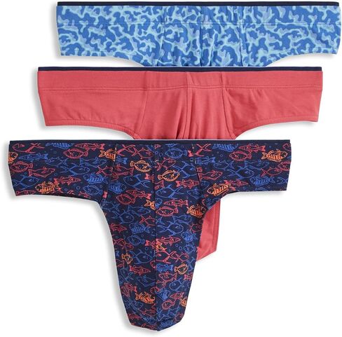 ملابس داخلية للرجال للرجال True Thong - 3 عبوات ، أزهار أزهار ، XL in Kuwait