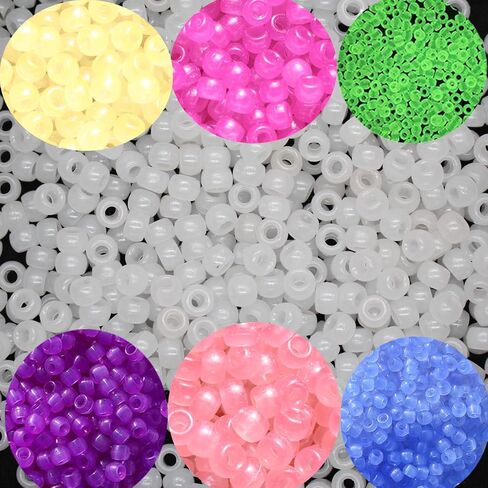 2500 PCS Pony Beads Jewelry Making Kit – 96 Colors, UV Color Changing & Glow Alphabet Beads, Heart Bow Crystal String, Tools, Gift Box for DIY Bracelets, Necklaces in Saudi Arabia
