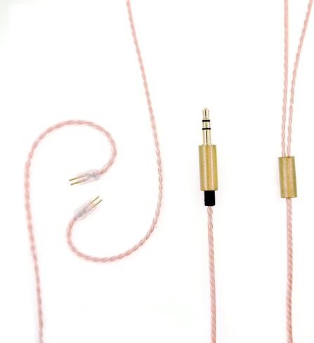 IEM Earphone Cable, OCC Copper 2-Pin 0.78mm, MMCX 3.5mm Plug, 1.25m (1, mmcx-3.5) in Saudi Arabia