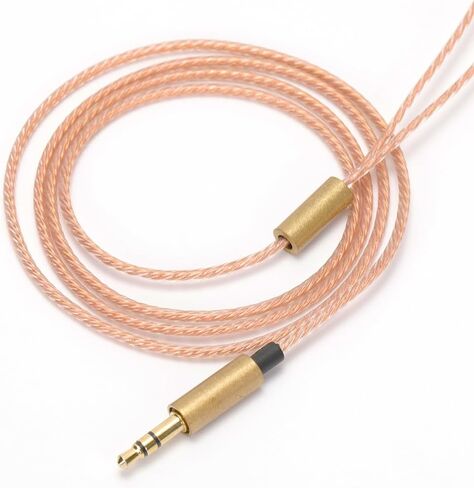 IEM Earphone Cable, OCC Copper 2-Pin 0.78mm, MMCX 3.5mm Plug, 1.25m (1, mmcx-3.5) in Saudi Arabia