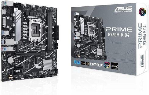 ASUS Prime B760M-A-CSM Intel B760 (LGA 1700) mATX CSM Commercial Motherboard PCIe 4.0, DDR5, 2X M.2, 2.5Gb LAN, DP, 2X HDMI™, SATA 6 Gbps, USB 3.2 Type-C, Aura Sync, ASUS Control Center Express in Saudi Arabia
