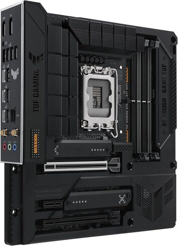 ASUS PRIME B760M-A-CSM Intel B760 (LGA 1700) MATX CSM Motherboard PCIE 4.0 ، DDR5 ، 2X M.2 ، 2.5GB LAN ، DP ، 2X HDMI ™ ، SATA 6 GBPS ، USB 3.2 Type-C ، Aura Sync ، ASus Control Center Express in Kuwait