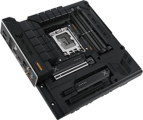ASUS PRIME B760M-A-CSM Intel B760 (LGA 1700) MATX CSM Motherboard PCIE 4.0 ، DDR5 ، 2X M.2 ، 2.5GB LAN ، DP ، 2X HDMI ™ ، SATA 6 GBPS ، USB 3.2 Type-C ، Aura Sync ، ASus Control Center Express in Kuwait