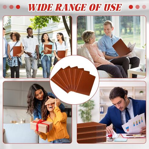 Fulmoon 6 PCS Leather 3 Binder Ring Ring ، 1.5 بوصة عتيقة Round Ring Binder مع 2 جيوب داخلية وحامل علامة العمود الفقري ، محفظة تنفيذية احترافية للمدرسة المنزلية (Black) in Saudi Arabia