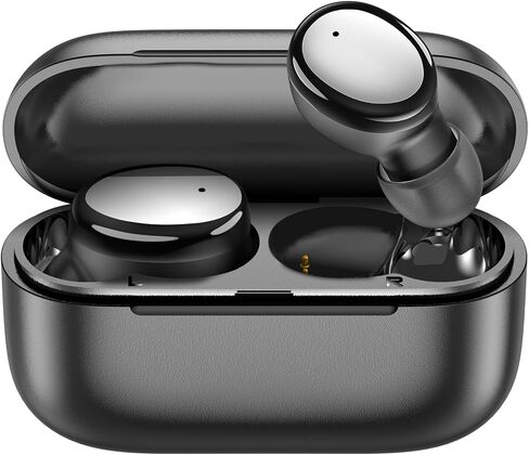 kurdene Wireless Earbuds Bluetooth 5.4, Lightweight in-Ear Headphones with Deep Bass,40 Hours Playtime Headset, Built-in Mics for Clear Calls, Sports Workout Ear Buds Black in Saudi Arabia