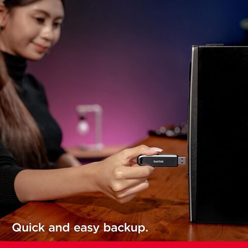 Mandisk 512GB Extreme Pro Flash محرك أقراص مع USB -A - ما يصل إلى 1000 ميجابايت/ثانية سرعات قراءة وسرعات الكتابة 900 ميجابايت/ثانية - لأجهزة الكمبيوتر المحمولة وأجهزة الكمبيوتر وأجهزة الكمبيوتر المكتبية - محرك أقراص عالي الأداء ، أسود - SDCZ820-512G -G46 in Kuwait