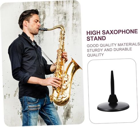 Portable Flute Stand with Round Bottom Support Stable Clarinet Holder Instrument Accessory for Home and Shop Display Sturdy Construction for Long-term Use in Saudi Arabia