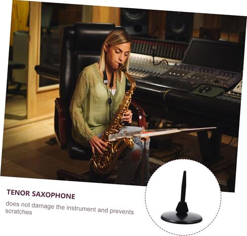 Portable Flute Stand with Round Bottom Support Stable Clarinet Holder Instrument Accessory for Home and Shop Display Sturdy Construction for Long-term Use in Saudi Arabia