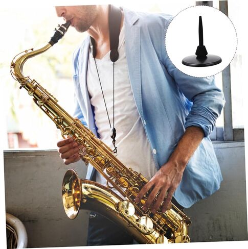 Portable Flute Stand with Round Bottom Support Stable Clarinet Holder Instrument Accessory for Home and Shop Display Sturdy Construction for Long-term Use in Saudi Arabia