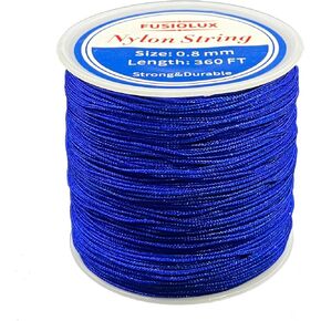 0.8mm Nylon String for Bracelet Making,600Yards Chinese Knotting Cord for Jewelry Making,Friendship Bracelet String with 20colors Nylon Thread in Saudi Arabia