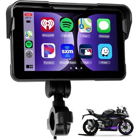 6.86 بوصة شاشة Carplay Carplay Rimoody مع Carplay اللاسلكي Android Auto للسيارة ، Bluetooth ، GPS Navigation ، EQ ، IP67 Haterproof Touchnen ، رابط المرآة ، التحكم الصوتي in Kuwait