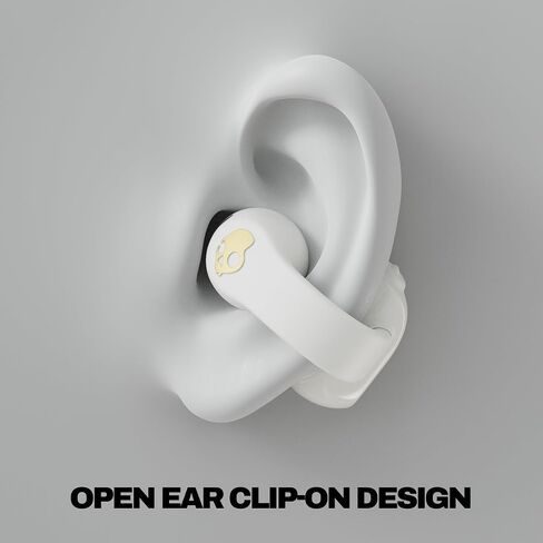 Skullcandy Push 720 Open Wireless Open Open Bluetooth أذن ، سماعات الرأس ، مقاومة للماء ، تصميم مقطع خفيف ، بطارية 30 ساعة ، حقيبة شحن لاسلكية ، ميكروفون لـ iPhone Android - Black True in Kuwait