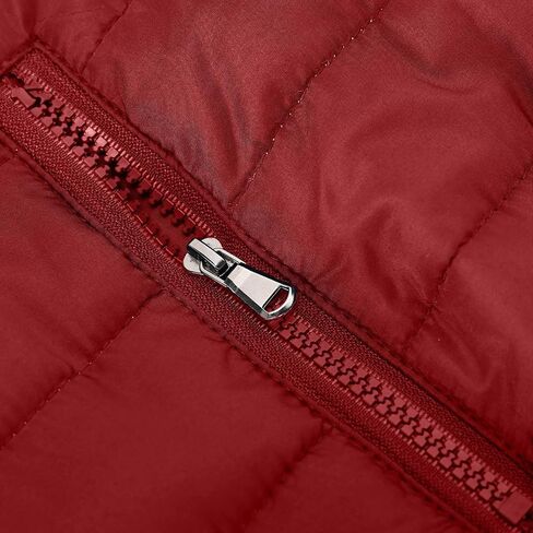Puffer Jacket Men Lightweight Zip Up Quilted Jackets Warm Casual Long Sleeve Winter Coats Outerwear with Hood 2025 in Saudi Arabia