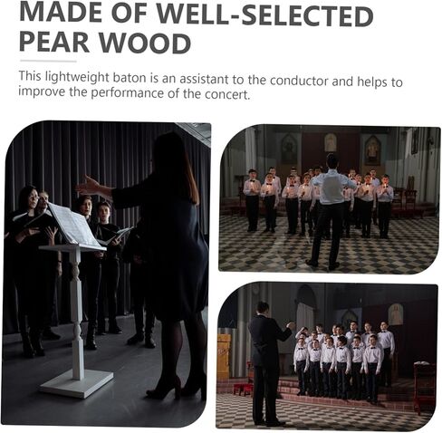 Concert Music Conductor Wooden Handle Pear for Marching Band and Orchestra Smooth Finish for in Kuwait