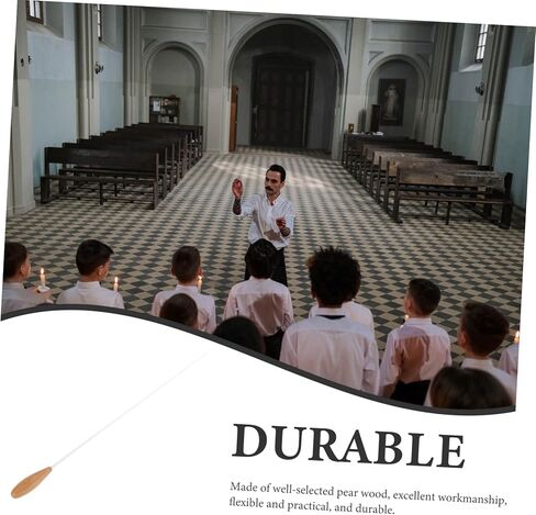 Concert Music Conductor Wooden Handle Pear for Marching Band and Orchestra Smooth Finish for in Kuwait