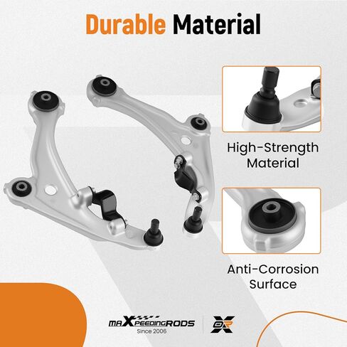 MaxPeedingRods K620195 K620196 الأمامية السفلى ذراع التحكم في 2007-2012 نيسان ألتيما ، 2013 Altima Coupe 2-Door فقط in Kuwait