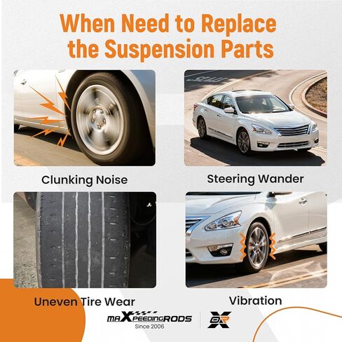 MaxPeedingRods K620195 K620196 الأمامية السفلى ذراع التحكم في 2007-2012 نيسان ألتيما ، 2013 Altima Coupe 2-Door فقط in Kuwait