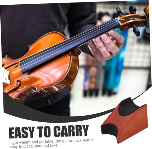 Toyvian Guitar Neck Rest Cradle Pillow for String Instruments Multi-functional Support for Electric Guitars Ukuleles and More Sturdy Design Elegant Brick for Home Decor in Saudi Arabia