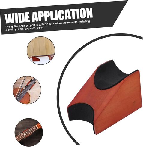 Toyvian Guitar Neck Rest Cradle Pillow for String Instruments Multi-functional Support for Electric Guitars Ukuleles and More Sturdy Design Elegant Brick for Home Decor in Saudi Arabia