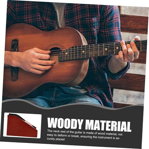 Toyvian Guitar Neck Rest Cradle Pillow for String Instruments Multi-functional Support for Electric Guitars Ukuleles and More Sturdy Design Elegant Brick for Home Decor in Saudi Arabia