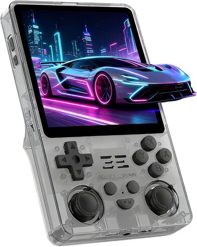 RGB20SX Retro Handheld Game Console Console Retro Video Console مع 4.0 بوصة IPS 720*720 شاشة HD 5000MAH وحدة ألعاب محمولة Retro (Black Pracket) in Kuwait