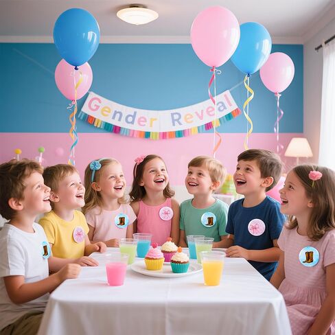 60pcs Gender Reveal Pins, Boots or Bows Gender Reveal Decorations, Team Boy or Girl Pins, 1.73inch Baby Shower Pin for Guest Party Favors(2 Design) in Saudi Arabia