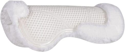 Dura-Tech Anti-Slip Support Gel Half Pad with Synthetic Fleece | Enhances Horse Comfort | Prevents Saddle Slippage | Breathable Design | Shock Absorbent | Made with Intelli-Gel Technology | in Saudi Arabia
