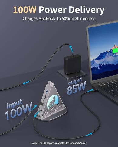 USB C HUB Multiport Adapter with HDMI 4K@30Hz, 100W PD, SD/TF Card Reader, 5Gbps 3xUSB-A and 1xUSB-C 3.0, RGB Tree 8-in-1 USB C HUB, Dock for MacBook Air, iPad, iPhone16, Laptop, etc(Green) in Kuwait