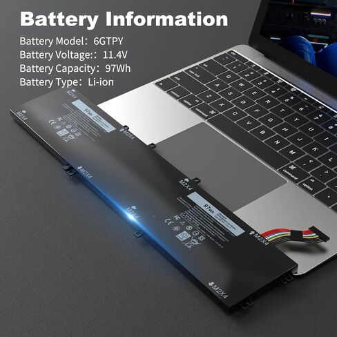 MR90Y Battery 65Wh 11.1V for Dell Inspiron 15-3521 15r-5537 17-3721 14-3421 17r-5737 14r-5421 14r-3437 15-3537 15-3543 15-3531 15-3542 14R-5421 15r-5521 17-3737 XCMRD m531r-5535 m731r-5735 in Saudi Arabia