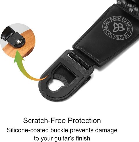 TOM Ukulele Strap,Secure attachment In Seconds,Sturdy & Fearless of Falling,Non-Scratch Design for All Ukulele Sizes in Saudi Arabia