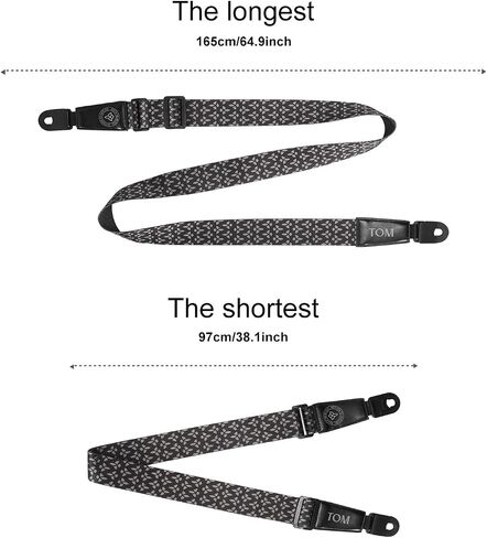 TOM Ukulele Strap,Secure attachment In Seconds,Sturdy & Fearless of Falling,Non-Scratch Design for All Ukulele Sizes in Saudi Arabia