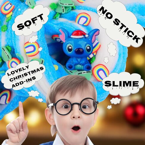 طقم Slime Halloween ، 6 عبوات من الزبدة المعطرة مع ملصقات عيد الهالوين الخاصة الإضافية ، مجموعة صنع الوحل للفتيات من 8 إلى 12 in Kuwait