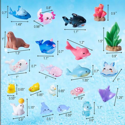135 PCS MINI Resin Animals Resin Tiny Animal Miniature Animals التماثيل الصغيرة الصغيرة حيوانات صغيرة كبيرة للحديقة الجنية ملحقات المناظر الطبيعية الدقيقة دمية إخفاء الحرف اليدوية in Kuwait