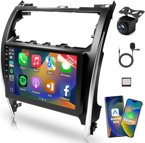 استريو Naifay Car Stereo لـ Toyota Camry 2012 2013 2014 (إصدار غير j.b.l) ، شاشة 2g +32g in Kuwait