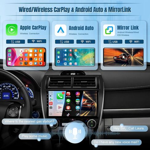 استريو Naifay Car Stereo لـ Toyota Camry 2012 2013 2014 (إصدار غير j.b.l) ، شاشة 2g +32g in Kuwait