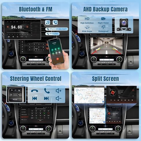 استريو Naifay Car Stereo لـ Toyota Camry 2012 2013 2014 (إصدار غير j.b.l) ، شاشة 2g +32g in Kuwait