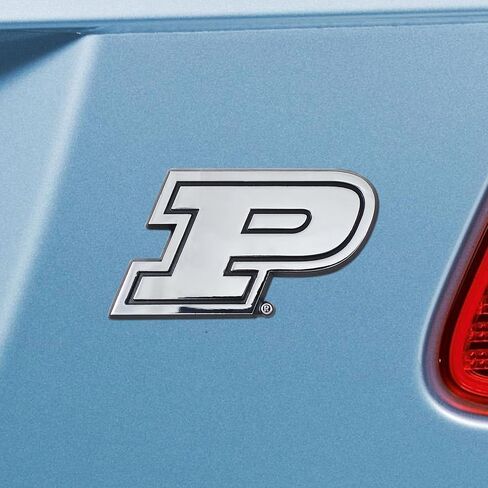 FANMATS 20862 Purdue Boilermakers شعار تلقائي معدني كروم ثلاثي الأبعاد in Saudi Arabia