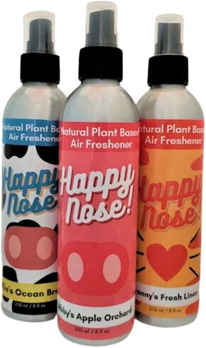Air Freshener Trio Happy Nose! Natural Plant Based Air Freshener Trio - 3 Scents in Saudi Arabia