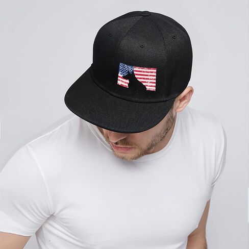 Negi Mens Hat Snapback Hats for Men Flat Bill Black Custom Snap Backpack Hat for Men Baseball Cap Flat Brim Cool Mens Snapback Hats in Kuwait