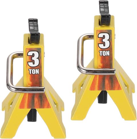 Meccanixity RC Car Jack Stands ، 1/10 RC Scale Jack Toy تقف 3 طن محاكاة الديكورات التزيين من أجل SCX10 D90 CC01 in Kuwait