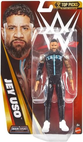 شخصية WWE Mattel Jey USO Action، أفضل اختيار لسلسلة الأحداث الرئيسية، نجم سوبر قابل للتجميع مقاس 15.24 سم مع 14 نقطة مفصلية ومظهر يشبه الحياة in Saudi Arabia