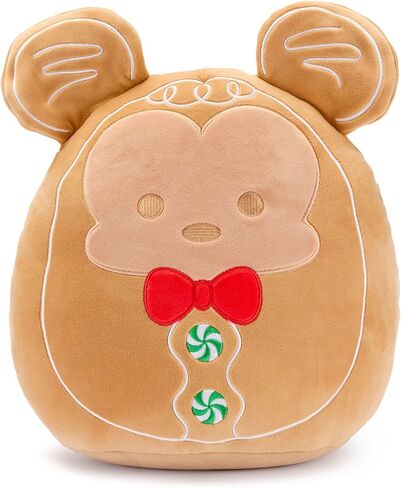 Disney Store Official Mickey Mouse Pumpkin Squishmallows Plush - 11 Inch Disney Halloween Stuffed Animal with Embroidered Features, Detailed Plush Sculpting and Soft Squishy Fill in Kuwait