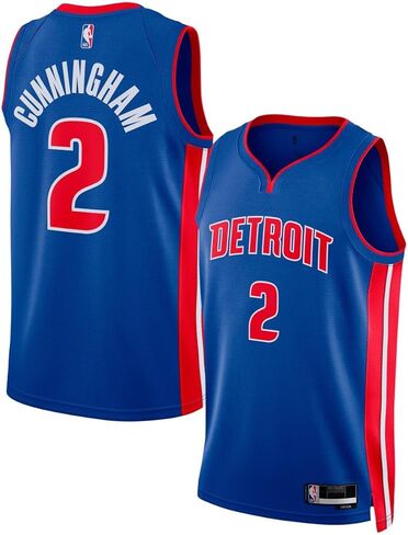 Cade Cunningham Detroit Pistons NBA Kids Youth 8-20 Blue Icon Edition Swingman Jersey in Saudi Arabia