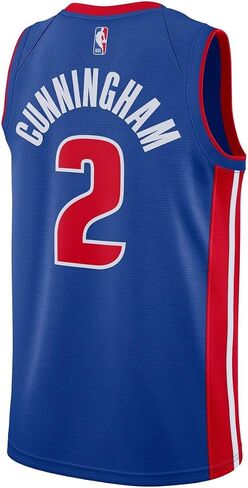 Cade Cunningham Detroit Pistons NBA Kids Youth 8-20 Blue Icon Edition Swingman Jersey in Saudi Arabia