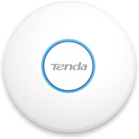 Tenda i36 Wi-Fi 7 Ceiling Mount Access Point, Dual-Band BE5010, Up to 5010 Mbps, 2.5G PoE+ Port, MU-MIMO, Seamless Roaming, Cloud Management, WPA3 Security, VLAN, Ideal for Business & Office in Saudi Arabia