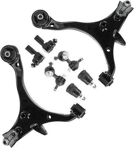 ذراع التحكم السفلى في الأمام لأكورا El & Honda Civic 2001-2005 ، مفصل الكرة + نهايات قضيب التعادل الداخلي والخارجي ، اليسار واليمين ، التعليق K640287 K640288 K90332 K90454 K90455 ES3581 EV469-10pcs in Kuwait