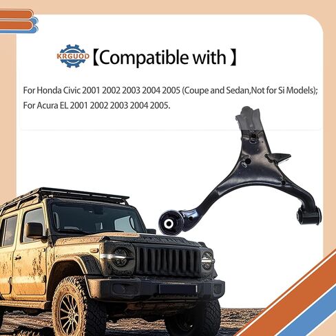 ذراع التحكم السفلى في الأمام لأكورا El & Honda Civic 2001-2005 ، مفصل الكرة + نهايات قضيب التعادل الداخلي والخارجي ، اليسار واليمين ، التعليق K640287 K640288 K90332 K90454 K90455 ES3581 EV469-10pcs in Kuwait