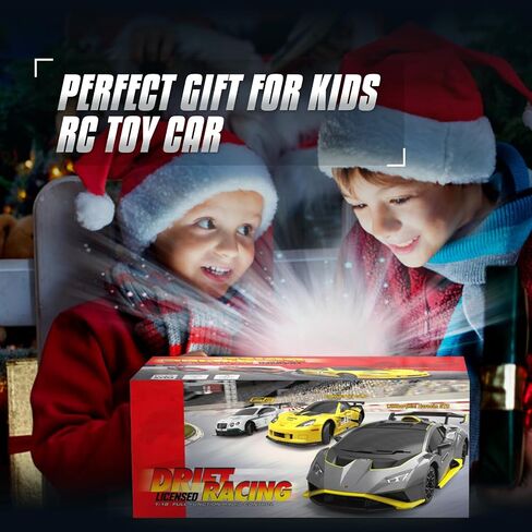 Lamborghini Remote Control Car, 1:24 Scale Official Licensed Lamborghini Toy Car, 2.4Ghz RC Car Toys for Boys Age 4-6 3-5 6-8 Year Old Birthday Gift Ideas for Kids (Green) in Saudi Arabia