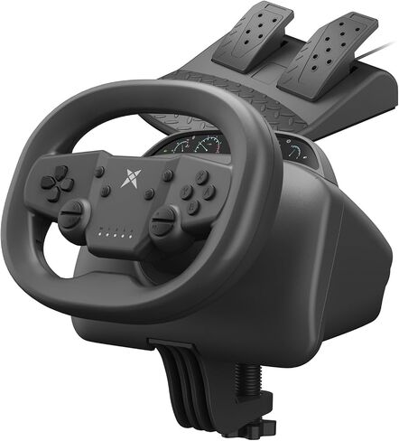 NBCP Gaming Racing Wheel,Wireless Steering Wheel for Multi-Platform Game: Nintendo Switch, PC, PS4/PS3, iOS, Android Race Games in Saudi Arabia